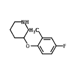 CAS#: 946759-56-4, 3-(4-Fluoro-2-methylphenoxy)piperidine