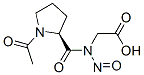 CAS 登录号：94740-40-6， N-(N-乙酰基脯氨酰)-N-亚硝基甘氨酸