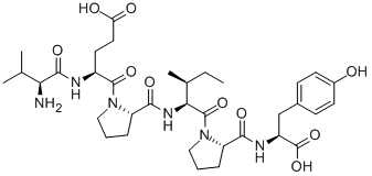 CAS 登录号：94773-24-7， 缬氨酰-谷氨酰-脯氨酰-异亮氨酰-脯氨酰-酪氨酸