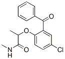 CAS 登录号：94779-68-7， 2-(2-苯甲酰基-4-氯苯氧基)-N-甲基丙酰胺
