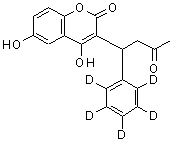 CAS#: 94820-65-2, 4,6-Dihydroxy-3-[3-oxo-1-(<sup>2</sup>H<sub>5</sub>)phenylbutyl]-2H-chromen-2-one