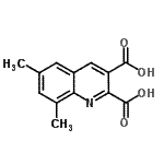 CAS 登录号：948289-02-9， 6,8-二甲基-2,3-喹啉二甲酸