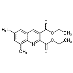 CAS 登录号：948289-08-5， 二乙基6,8-二甲基-2,3-喹啉二羧酸酯