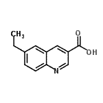 CAS#: 948289-98-3, 6-Ethyl-3-quinolinecarboxylic acid