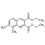 CAS 登录号：948290-10-6， 二乙基7,8-二甲基-2,3-喹啉二羧酸酯