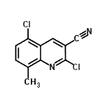 CAS#: 948291-30-3, 2,5-Dichloro-8-methyl-3-quinolinecarbonitrile