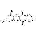 CAS#: 948293-92-3, Diethyl 5,7-dimethyl-2,3-quinolinedicarboxylate