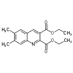 CAS 登录号：948294-48-2， 二乙基6,7-二甲基-2,3-喹啉二羧酸酯
