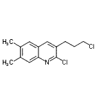CAS#: 948294-60-8, 2-Chloro-3-(3-chloropropyl)-6,7-dimethylquinoline