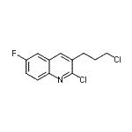 CAS#: 948294-65-3, 2-Chloro-3-(3-chloropropyl)-6-fluoroquinoline