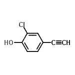 CAS#: 949114-22-1, 2-Chloro-4-ethynylphenol