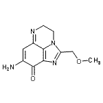 CAS#: 949197-47-1, 8-Amino-2-(methoxymethyl)-4,5-dihydro-9H-imidazo[1,5,4-de]quinoxalin-9-one