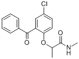 CAS#: 94922-81-3, 2-(2-Benzoyl-4-Chlorophenoxy)-N-Methylpropionamide