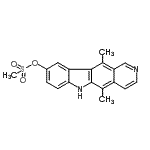 CAS#: 94944-78-2, (5,11-dimethyl-6H-pyrido[3,4-h]carbazol-9-yl) methanesulfonate