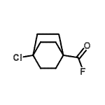 CAS#: 94994-06-6, 4-Chlorobicyclo[2.2.2]octane-1-carbonyl fluoride