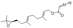 CAS 登录号：95043-82-6， 环氧高法呢基重氮乙酸酯