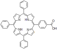CAS 登录号：95051-10-8， 4-(10,15,20-三苯基-5-卟啉基)苯甲酸