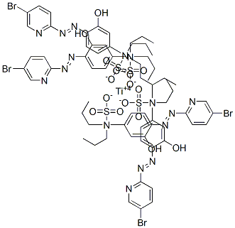 CAS#: 95069-72-0, Titanium 2-((5-Bromopyridyl)Azo)-5-(N-Propyl-N-Sulfopropylamino)Phenol