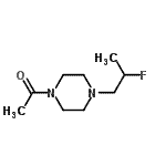 CAS#: 950692-79-2, 1-[4-(2-Fluoropropyl)-1-piperazinyl]ethanone