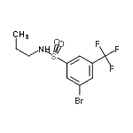 CAS 登录号：951884-67-6， 3-溴-N-丙基-5-(三氟甲基)苯磺酰胺