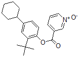 CAS 登录号：95240-93-0， 烟酸 2-叔丁基-4-环己基苯基酯 1-氧化物