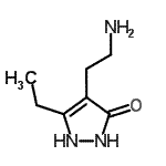 CAS 登录号：952958-76-8， 4-(2-氨基乙基)-5-乙基-1,2-二氢-3H-吡唑-3-酮