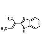 CAS 登录号：953071-79-9， 2-[(2E)-2-丁烯-2-基]-1H-苯并咪唑