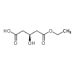 CAS#: 95310-87-5, (3S)-5-Ethoxy-3-hydroxy-5-oxopentanoic acid