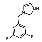 CAS 登录号：95333-81-6， 1-(3,5-二氟苄基)-2,3-二氢-1H-咪唑