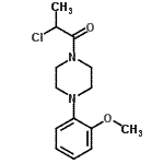 CAS#: 95395-48-5, 2-Chloro-1-[4-(2-methoxyphenyl)-1-piperazinyl]-1-propanone
