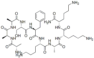 CAS 登录号：95416-28-7， 甘氨酰-甘氨酰-甘氨酰-丝氨酰-苯基甘氨酰-赖氨酰-甘氨酰-赖氨酰-赖氨酰胺