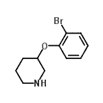 CAS 登录号：954223-02-0， 3-(2-溴苯氧基)哌啶
