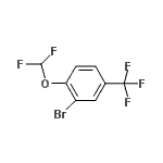 CAS#: 954236-03-4, 2-Bromo-1-(difluoromethoxy)-4-(trifluoromethyl)benzene