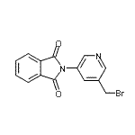 CAS#: 954240-66-5, 2-[5-(Bromomethyl)-3-pyridinyl]-1H-isoindole-1,3(2H)-dione