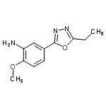 CAS#: 954326-01-3, 5-(5-Ethyl-1,3,4-oxadiazol-2-yl)-2-methoxyaniline