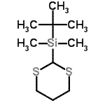 CAS#: 95452-06-5, 1,3-Dithian-2-yl(dimethyl)(2-methyl-2-propanyl)silane