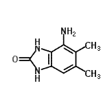 CAS 登录号：954848-91-0， 4-氨基-5,6-二甲基-1,3-二氢-2H-苯并咪唑-2-酮