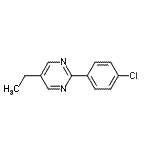 CAS 登录号：95495-06-0， 2-(4-氯苯基)-5-乙基嘧啶
