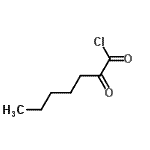 CAS 登录号：956155-26-3， 2-氧代庚酰氯化物