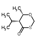 CAS#: 95679-64-4, (5R,6S)-5-Isopropyl-6-methyl-1,3-oxathian-4-one