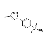 CAS#: 957034-91-2, 4-(4-Bromo-1H-pyrazol-1-yl)benzenesulfonamide