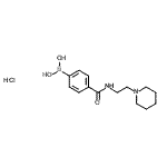 CAS#: 957060-72-9, (4-{[2-(1-Piperidinyl)ethyl]carbamoyl}phenyl)boronic acid hydrochloride (1:1)