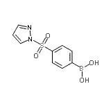 CAS 登录号：957061-02-8， [4-(1H-吡唑-1-基磺酰基)苯基]硼酸