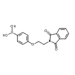 CAS 登录号：957061-10-8， {4-[2-(1,3-二氧代-1,3-二氢-2H-异吲哚-2-基)乙氧基]苯基}硼酸