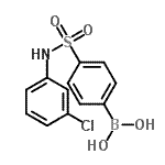 CAS 登录号：957062-69-0， [4-[(3-氯苯基)氨基磺酰基]苯基]硼酸