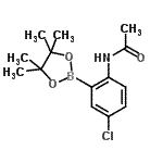 CAS#: 957063-08-0, N-[4-Chloro-2-(4,4,5,5-tetramethyl-1,3,2-dioxaborolan-2-yl)phenyl]acetamide