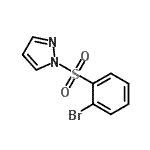 CAS#: 957120-65-9, 1-[(2-Bromophenyl)sulfonyl]-1H-pyrazole