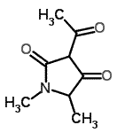CAS#: 95734-29-5, 3-acetyl-1,5-dimethyl-pyrrolidine-2,4-dione