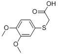 CAS 登录号：95735-63-0， 2-[(3,4-二甲氧基苯基)硫代]-乙酸