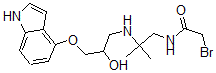 CAS#: 95778-69-1, 1-(1'-Bromoacetamido-2'-methyl-2'-isopropylamino)-3-indoloxy-2-propanol